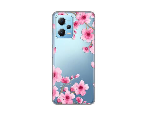 Silikonska futrola PRINT Skin - Xiaomi Redmi Note 12 5G (EU) Rose flowers.