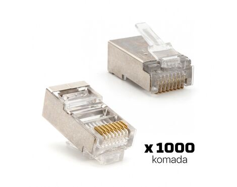 Konektor RJ45 metalni CAT5 JWD-AD79 1000 kom.