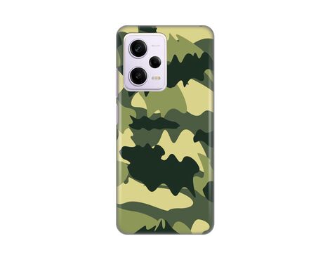 Silikonska futrola PRINT Skin - Xiaomi Redmi Note 12 Pro 5G (EU) Army.