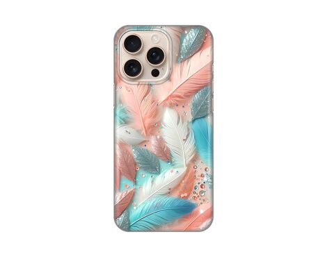 Silikonska futrola PRINT - iPhone 16 Pro Max 6.9 Pastel Feathers.