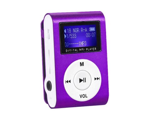 MP3 player LWD nano LCD displej (ekran) 8GB ljubicasti.