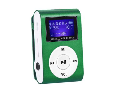 MP3 player LWD nano LCD displej (ekran) 8GB zeleni.