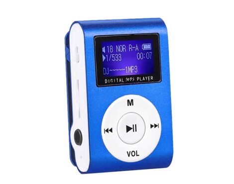 MP3 player LWD nano LCD displej (ekran) 8GB plavi.