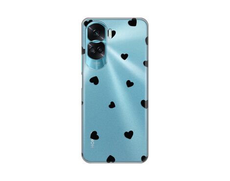 Silikonska futrola PRINT Skin - Huawei Honor 90 Lite Hearts.