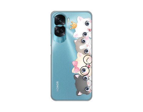 Silikonska futrola PRINT Skin - Huawei Honor 90 Lite Cats.