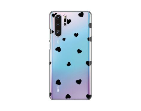 Silikonska futrola PRINT Skin - Huawei P30 Pro Hearts.