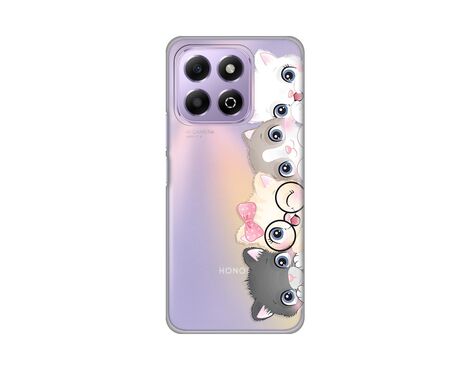 Silikonska futrola PRINT Skin - Huawei Honor X6b Cats.