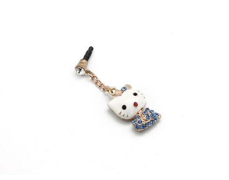 Kapica Handsfree slušalica 3,5 mm charm Kitty L plava.