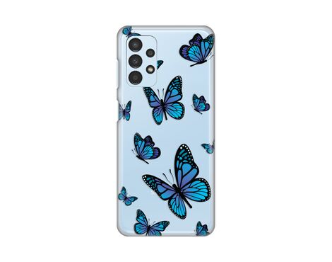 Silikonska futrola PRINT Skin - Samsung A135 Galaxy A13 4G Blue butterfly.