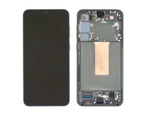 LCD displej (ekran) - Samsung S916B/Galaxy S23 Plus + touchscreen + frame Green Service Pack ORG/GH82-30477C.