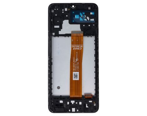 LCD displej (ekran) - Samsung A047 Galaxy A04s + touchscreen + frame black (crni) Service Pack ORG/GH82-29805A.