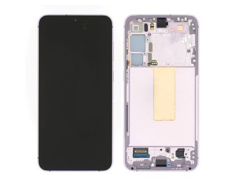 LCD displej (ekran) - Samsung S916B/Galaxy S23 Plus + touchscreen + frame Lavander Service Pack ORG/GH82-30477D.