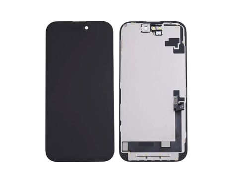 LCD displej (ekran) - iPhone 16 + touchscreen black (crni) APLONG OEM Changed Glass.