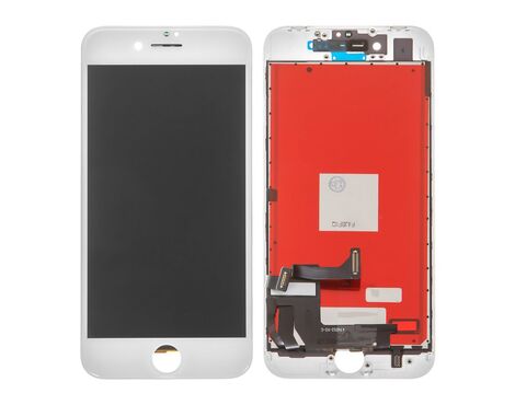 LCD displej (ekran) - iPhone 8 + touchscreen white (beli) APLONG OEM Changed Glass.