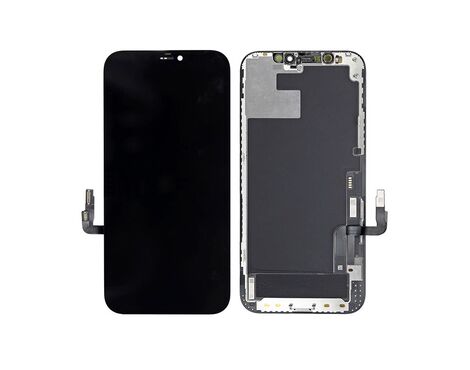 LCD displej (ekran) - Iphone 12/12 Pro + touchscreen black (crni) (GVO) hard OLED.