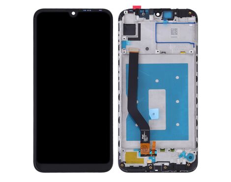 LCD displej (ekran) - Huawei Y7 Prime (2019) (4Gb/64Gb)+touch screen crni+frame crni.