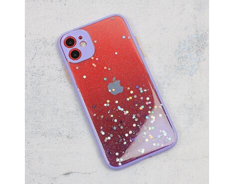 Futrola Frame Glitter - iPhone 11 6.1 ljubicasta.