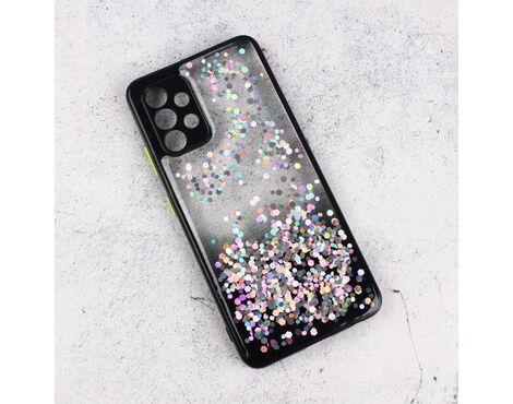 Futrola Frame Glitter - Samsung A325 Galaxy A32 4G (EU) crna.