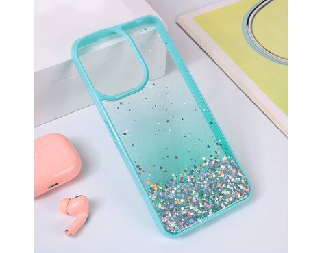 Futrola Frame Glitter - Xiaomi Redmi 13C mint.