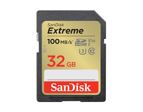 Memorijska kartica SanDisk SDHC 32GB Extreme 100MB/s V30 UHS-I U3.