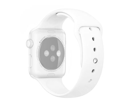 Narukvica Moye Smart Watch Silicone Strap 44/45/49mm white (beli).