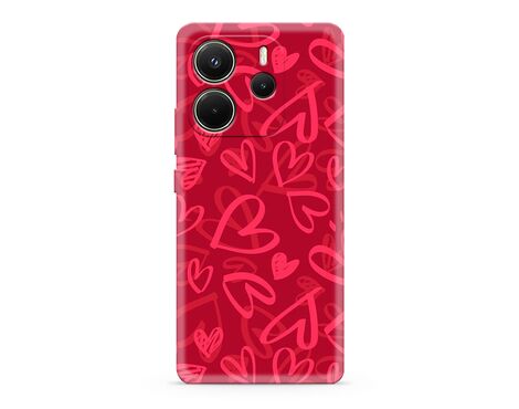 Silikonska futrola ultra tanka (skin) PRINT CLEAR - Xiaomi Redmi Note 14 4G ND0363 (MS).