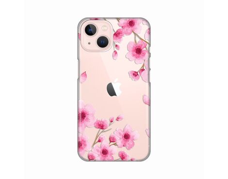 Silikonska futrola PRINT Skin - iPhone 13 Rose Flowers.