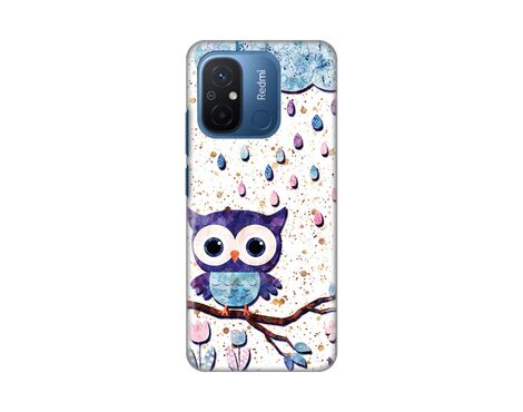 Silikonska futrola PRINT Skin - Xiaomi Redmi 12C Owl.