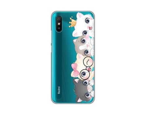 Silikonska futrola PRINT Skin - Xiaomi Redmi 9A Cats.