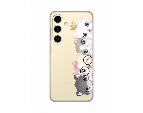 Silikonska futrola PRINT Skin - Samsung S921B Galaxy S24 Cats.