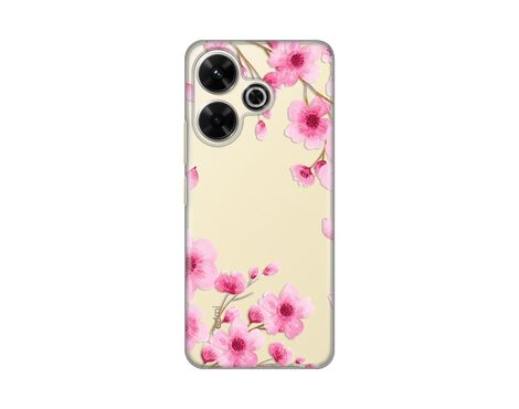 Silikonska futrola PRINT Skin - Xiaomi Redmi 13 Rose Flowers.