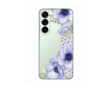 Silikonska futrola PRINT Skin - Samsung S936 Galaxy S25 Plus Blue Roses.