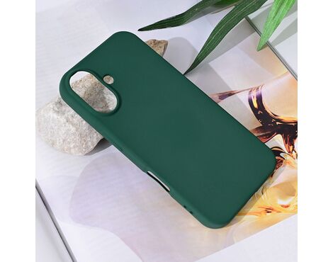 Futrola Teracell Soft Velvet - iPhone 16 6.1 tamno zelena.