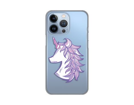 Silikonska futrola PRINT Skin - iPhone 13 Pro Purple Unicorn.