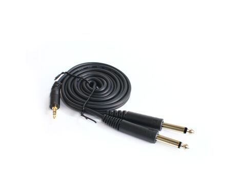 Audio kabl 3.5mm stereo M na 2x6.35mm mono M 1.5m.