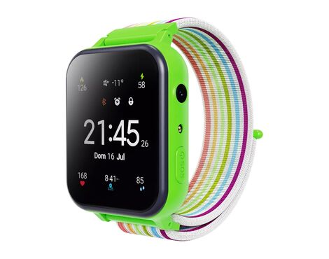 Smart watch CANYON Alfie KW-37, Kids, 1.69", GPS, nano SIM, 32+32MB, GSM, 400mAh, zeleni.