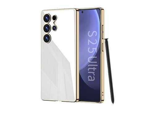 Futrola S MIRROR - Samsung S938 Galaxy S25 Ultra 5G bela (GKK case) (MS).