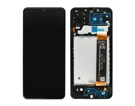 LCD displej (ekran) - Samsung A135 Galaxy A13 4G (GH82-28508A) + touchscreen + frame black (crni) FULL ORG-SP.