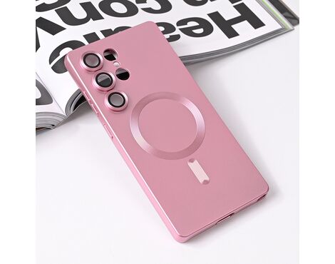 Futrola Magsafe Chrome - Samsung S938 Galaxy S25 Ultra roze.