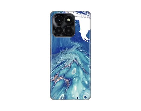 Silikonska futrola PRINT - Huawei Honor X6a Blue Marble.