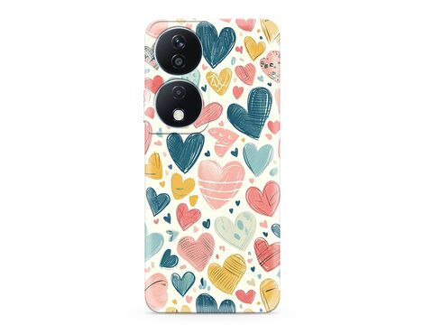 Silikonska futrola ultra tanka (skin) PRINT CLEAR - Huawei Honor X7b ND0364 (MS).