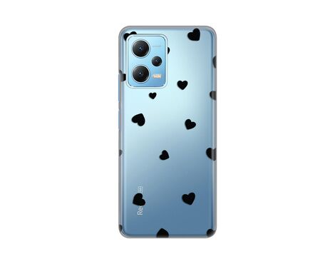 Silikonska futrola PRINT Skin - Xiaomi Redmi Note 12 5G (EU) Hearts.