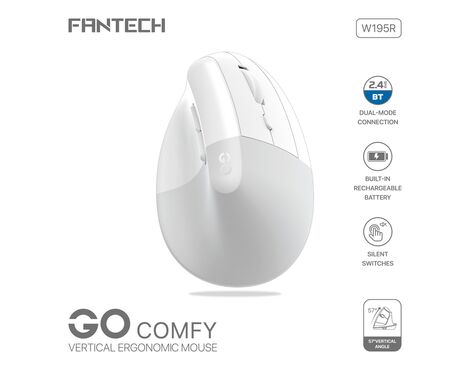 Mis Wireless Fantech W195R GO comfy beli.