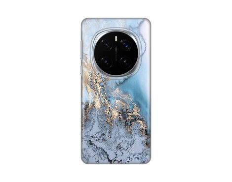 Silikonska futrola PRINT - Huawei Honor Magic 7 Pro Blue Gold Marble.
