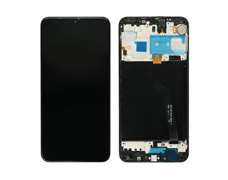LCD displej (ekran) - Samsung A105/Galaxy A10 (GH82-20227A) + touchscreen + frame black (crni) FULL ORG-SP.
