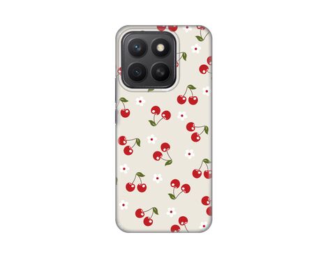 Silikonska futrola PRINT - Huawei Honor X8c Cherry and Flowers.