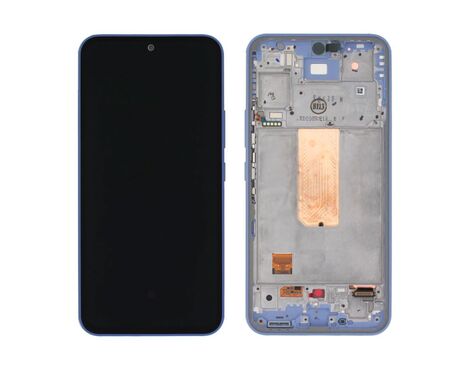 LCD displej (ekran) - Samsung A546B/Galaxy A54 5G + touchscreen + frame Violet Service Pack ORG/GH82-31231D.