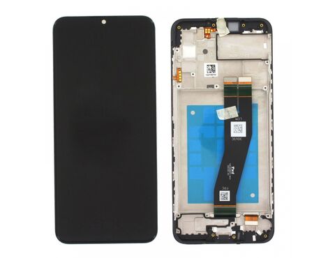 LCD displej (ekran) - Samsung A025/Galaxy A02s + touchscreen + frame black (crni) CHO (161mm).