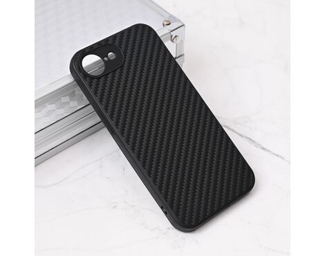 Futrola Carbon fiber - iPhone 16e crna.