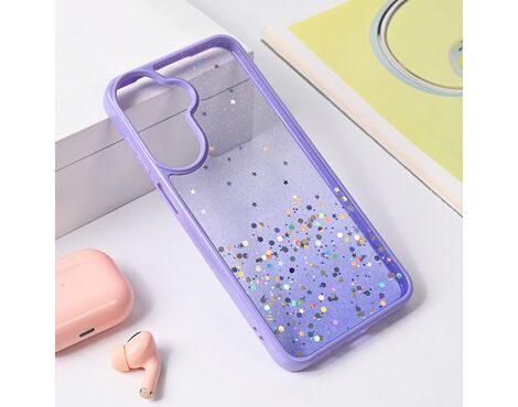 Futrola Frame Glitter - Samsung A266 Galaxy A26 5G ljubicasta.